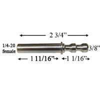 DHP 11-110 2-3/4" Double Cone Head Screw with Female End