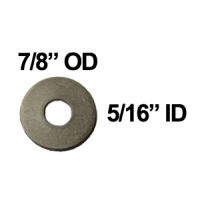 DHP 20-153 Stainless Steel Washer - ID 5/16" - OD 7/8" - .125 Thick