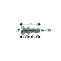 DHP 33-320 Cone Head Screw 1/4in-20 x 1/2in