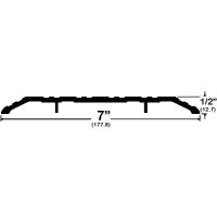 Pemko 176A Full Saddle Threshold 7in Wide x 1/2in Rise