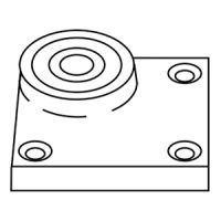 Rixson 14721 Floor Portion and Bearing Assembly Only