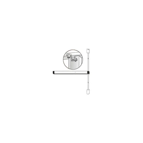 Adams Rite 8200 Series Narrow Stile Surface Vertical Rod Exit Device ...