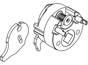 ADAMS RITE 4581-01-IP Universal Cam Disc