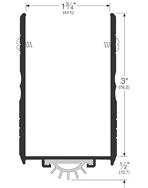 PEMKO 221_V48 U-Shaped Door Bottom Shoe